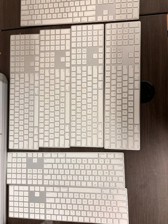 Apple White & Silver Wireless Keyboard Lot
