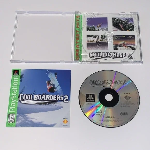 Cool Boarders 2 (Sony PlayStation 1, 1997) PS1 CIB Manual Tested Gameplay Video
