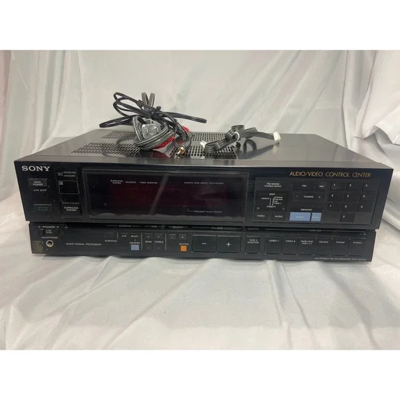 Sony STR-AV550 Audio Video Control Center FM Stereo AM Receiver Black Vintage