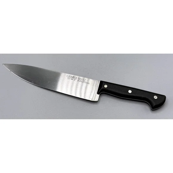 Gerber Balance Plus 1402 8 inch Cooks Knife High Carbon Stainless Steel USA
