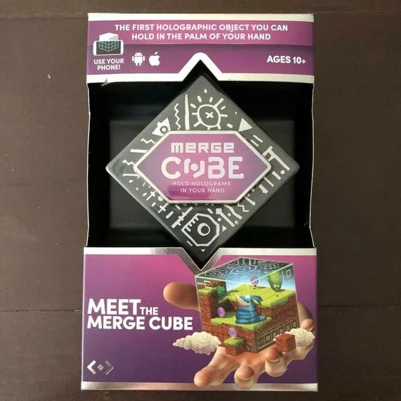 MERGE Cube Augmented Reality STEM Tool Use Your Phone AR/VR Holograms