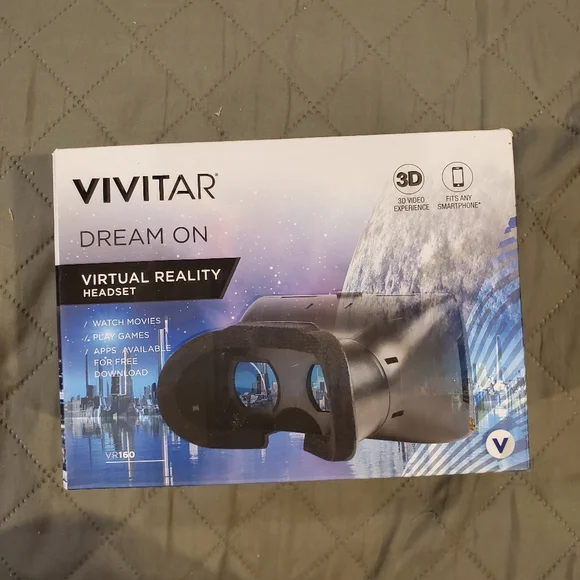 Vivitar Dream On Virtual Reality Headset - Black NWT