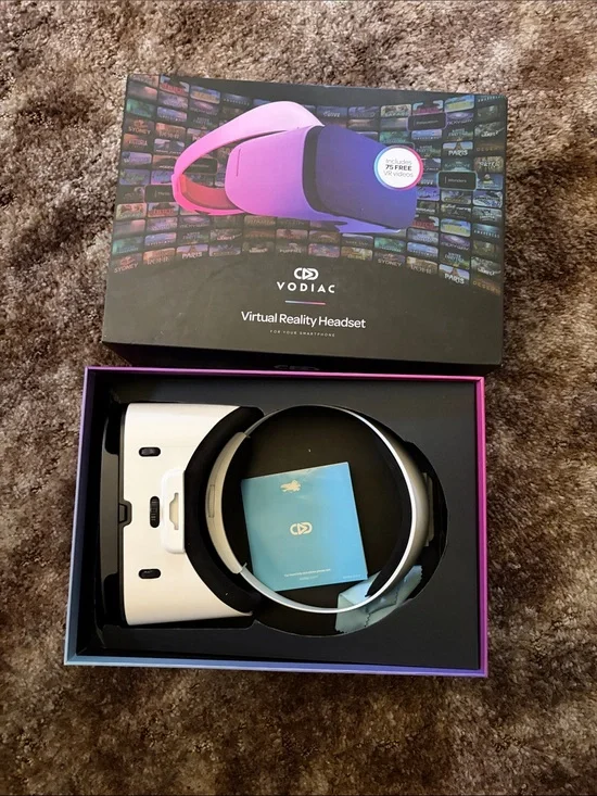 Vodiac White VR Headset – White Virtual Reality Headset