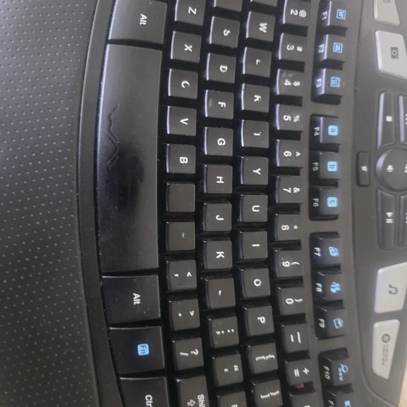 Lenovo Black Wired Multimedia Keyboard with Integrated Palm Rest