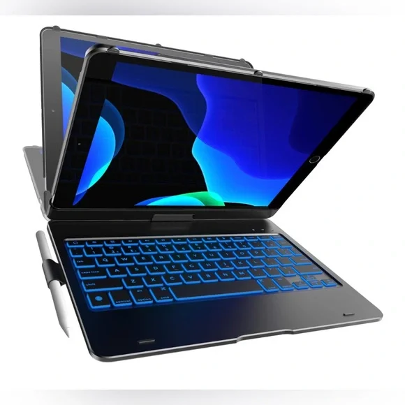 iPad Keyboard Case for 10.2 inch iPad 2021 7th, 8th & 9th Gen iPad