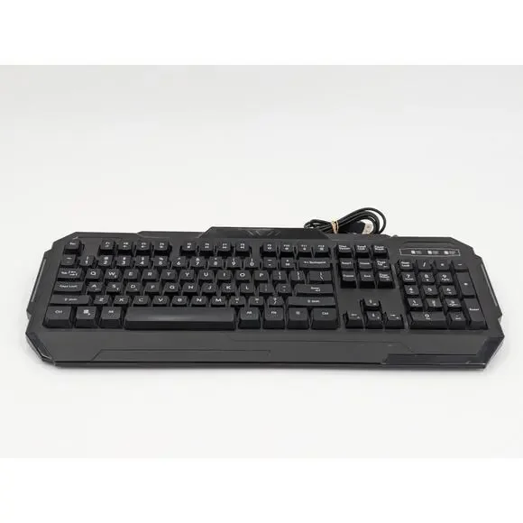 BUGHA RGB Class 1 LED USB A Wired Gaming Computer Keyboard for PC