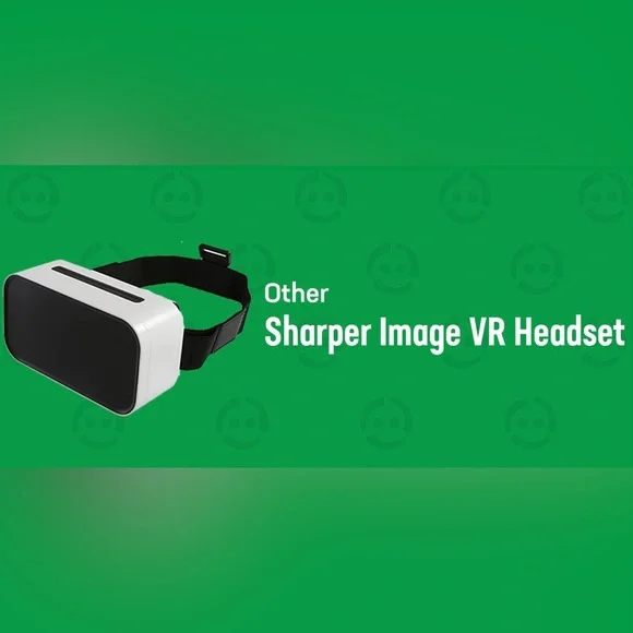 Like New One-Size Sharper Image VR Virtual Reality Headset Fits Most Cellphones