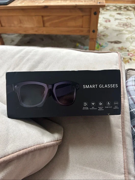 Smart Glasses Sunglasses - Black Frame