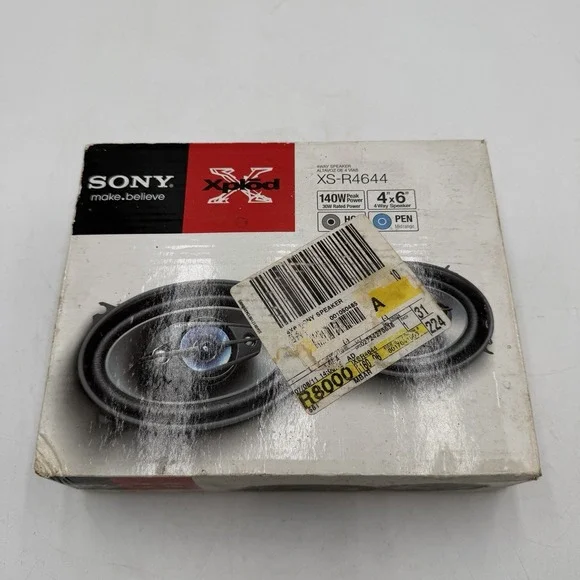 Sony XS-R4644 Xplod Speakers New Old Stock 4 Way 4
