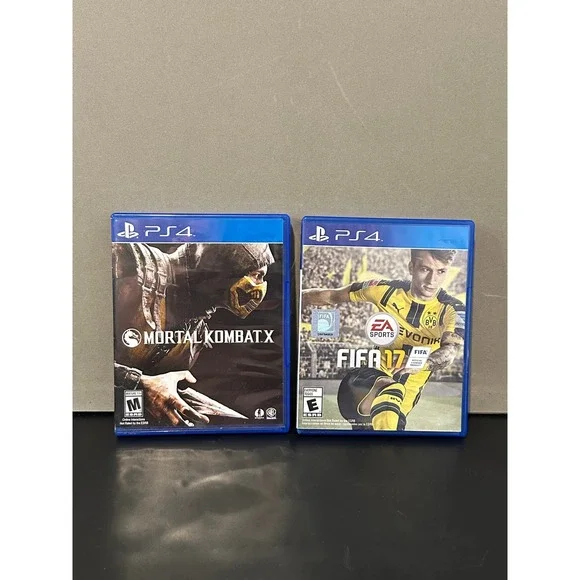 Mortal Kombat X and FIFA 17 PS4 Video Game Bundle Sony PS4 Fighting Sport