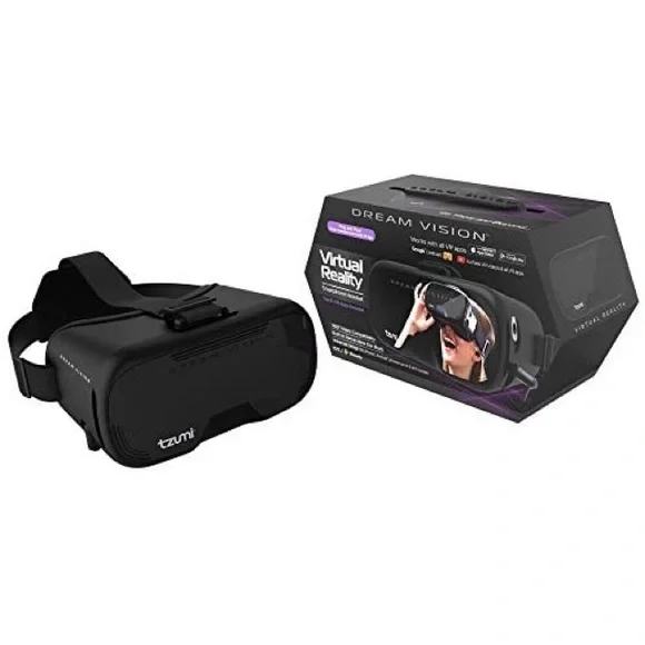 Tzumi Dream Vision Virtual Reality Smartphone Headset 3-D Virtual Glasses