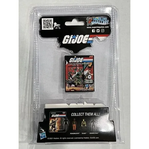 World's Smallest GI Joe - Snake Eyes Micro‎ Action Figure - 337