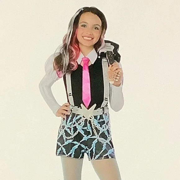 Pink and Black Costume with Boots