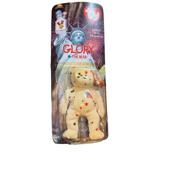 Ty Beanie Babies Glory The Bear Plush‎ Toy Errors Rare