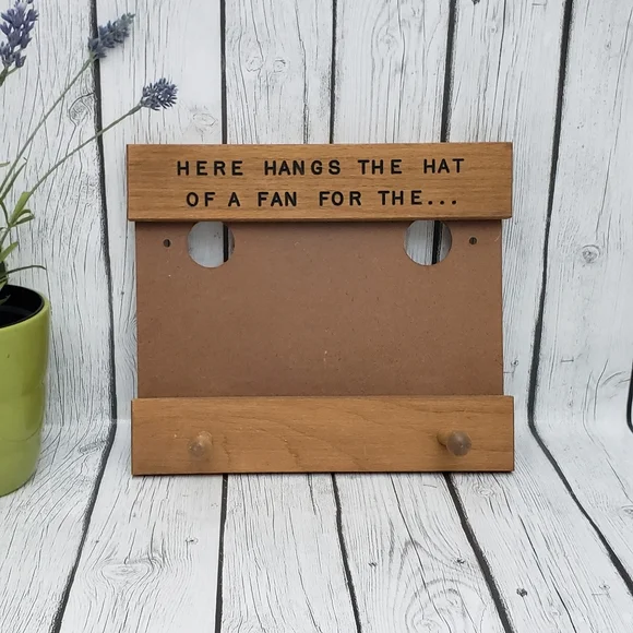Wooden Hat Rack For The 