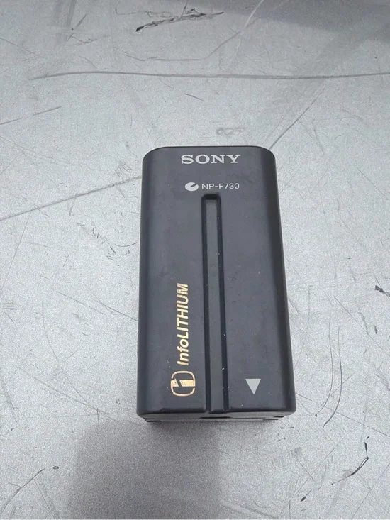 Sony NP-F730 Rechargeable Camera Battery - Black with Gold Accent