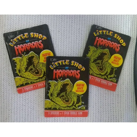 Little‎ Shop of Horrors Sealed Wax Packs (3)