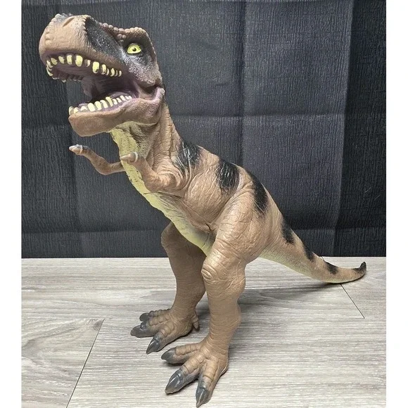 Vintage Toy Dinosaur Tyrannosaurus Rex‎ 2011 Rubber Figure Collectible 13
