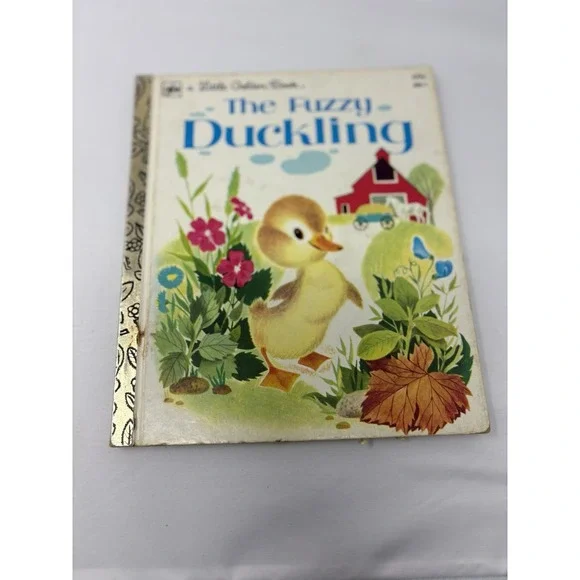 Vintage Classic The Fuzzy Duckling Little Golden Book 1979 Animals Adventure