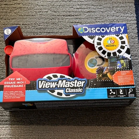 Discovery View-Master Classic - Red and Black- Unopened