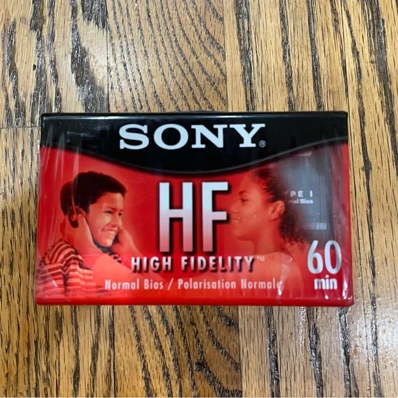 Sony HF 60 min. High Fidelity Blank Cassette Tapes - Lot of 3 New Sealed