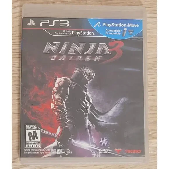 Ninja Gaiden 3 (Sony PlayStation 3, 2012) No Manual Pre-owned Untested