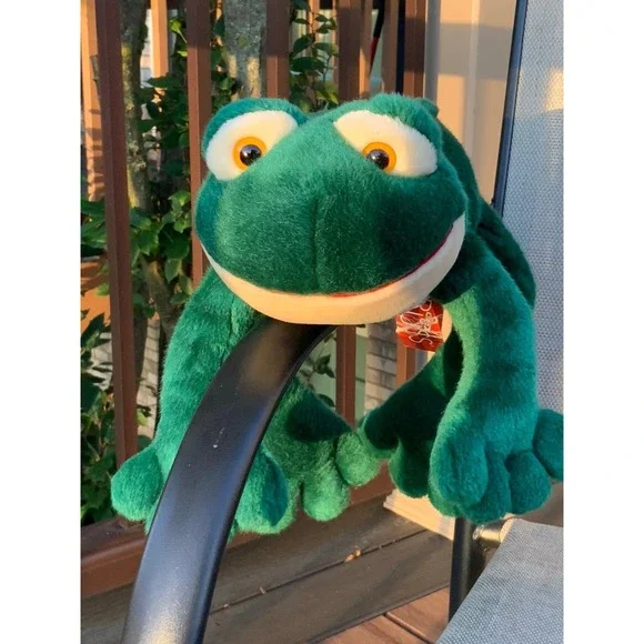 VNTG Fleegie‎ Frog Plush by Russ with tags 1970's NWT
