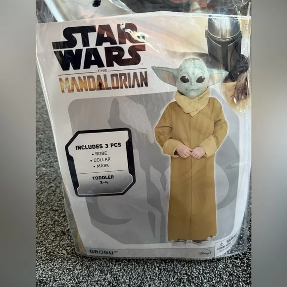 NEW Star Wars The Mandalorian Grogu Toddler Costume