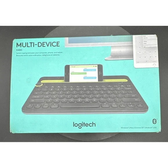 Logitech K480 Bluetooth Multi-Device Keyboard | Black | iOS | Windows