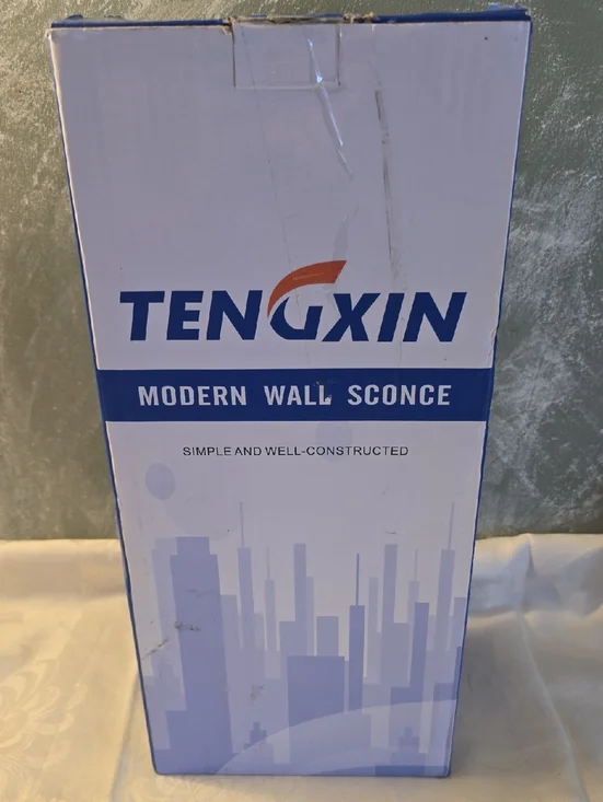Modern Wall Sconce Brushed Nickel Stainless Steel Toughened Glass