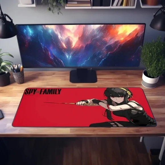 Spy Family Yor Forger Desk Mat 15.5” x 31”