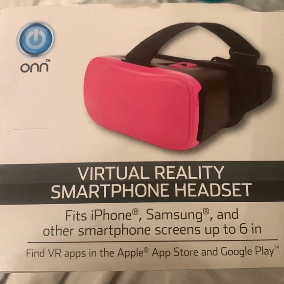 NIB pink virtual reality headset
