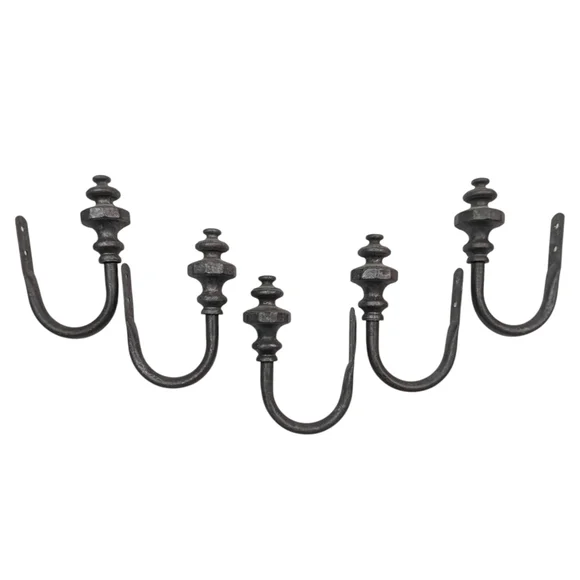 Sophisticated Black Wall Hooks for Stylish Decor