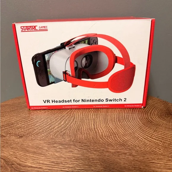 VR Headset for Nintendo Switch 2 - Red