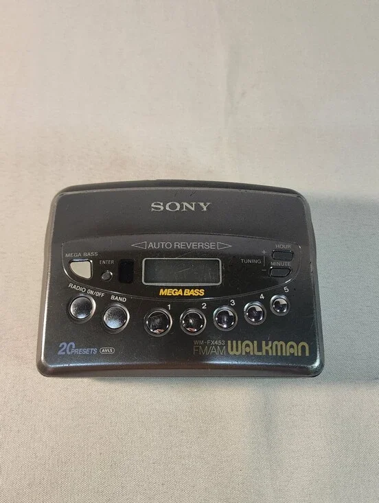 Sony Walkman WM-FX453 FM/AM Radio Cassette Player with Mega Bass