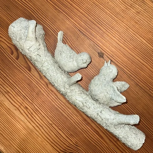 Vintage Bird Wall Hooks- Resin & Crushed Stone