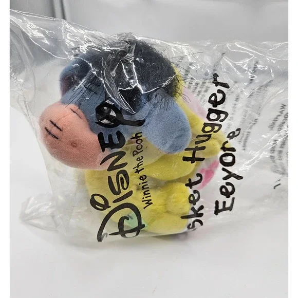 Disney Winnie the‎ Pooh Eeyore Basket Hugger Plush New in Package