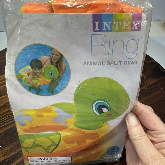 Intex Animal Split‎ Ring Float - Ages 3-6 - Turtle - New