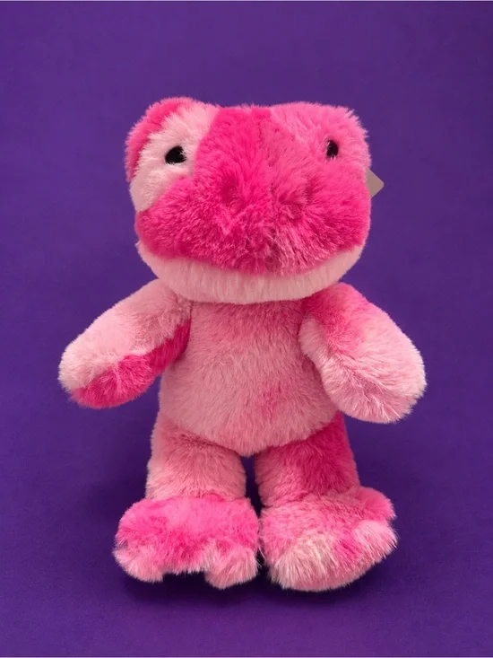 Build-A-Bear Pink Plush Frog Toy TOADally NWT