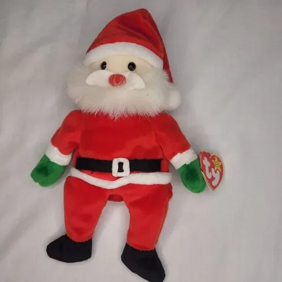 VINTAGE 1998 TY Beanie Babies Santa Claus 9