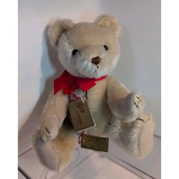 HERMANN Made In Germany Mohair Teddy Bear‎ Signed by HELEN SIEVERLING 1063of3000