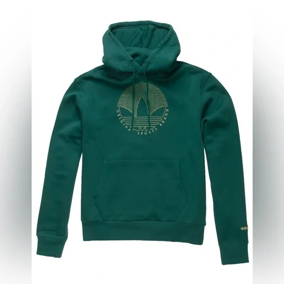 ADIDAS Deco Trefoil Hoodie Green.