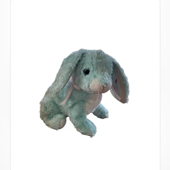 2001 TY BEANIE BABY SPRING The Blue Bunny Rabbit mint NWT.