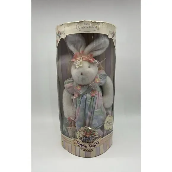 Rabbit Works Miss‎ Rainbow Rabbit new collectible Vintage