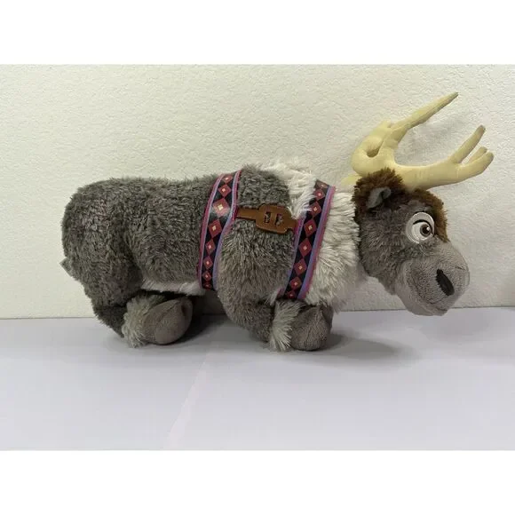 Frozen‎ Sven Reindeer Plush Stuffed Animal Disney Store 16