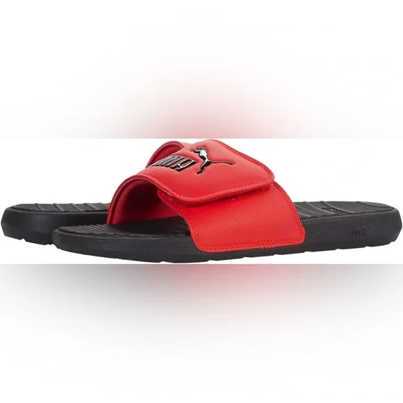 Puma Cool Cat V BX Men's Red Slides sz 7