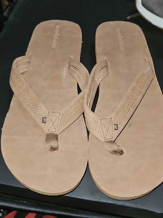 Cobian Men's Brown Tan Flip Flop Sandals Size 14