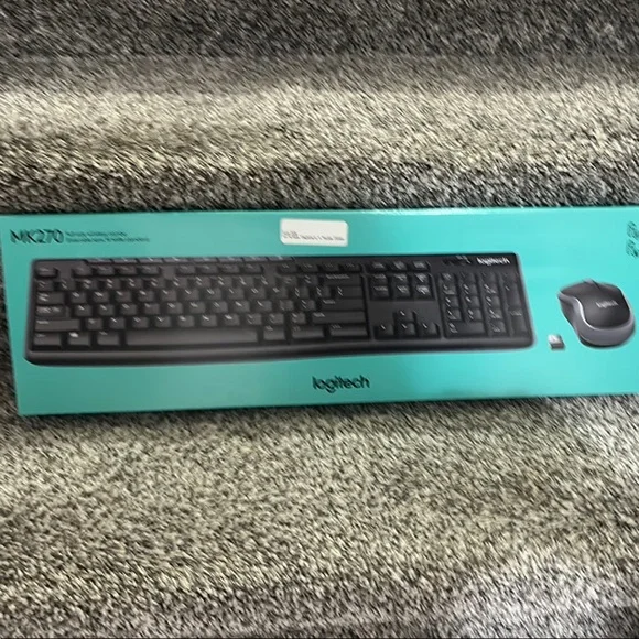 Logitech Black Wireless Keyboard and Mouse Combo