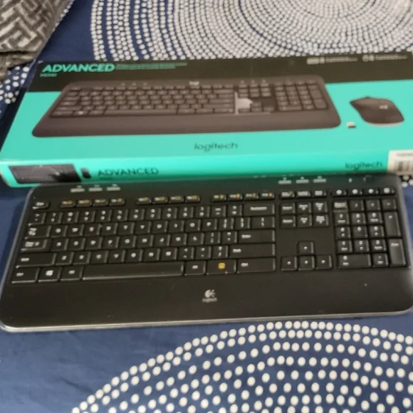 Logitech Black Wireless Keyboard & Mouse Combo