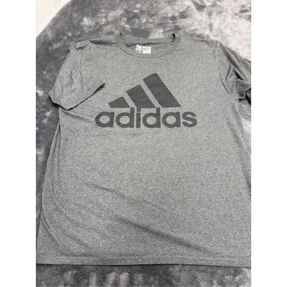 Grey Adidas Men’s Large GoTo Tee #AdidasTee